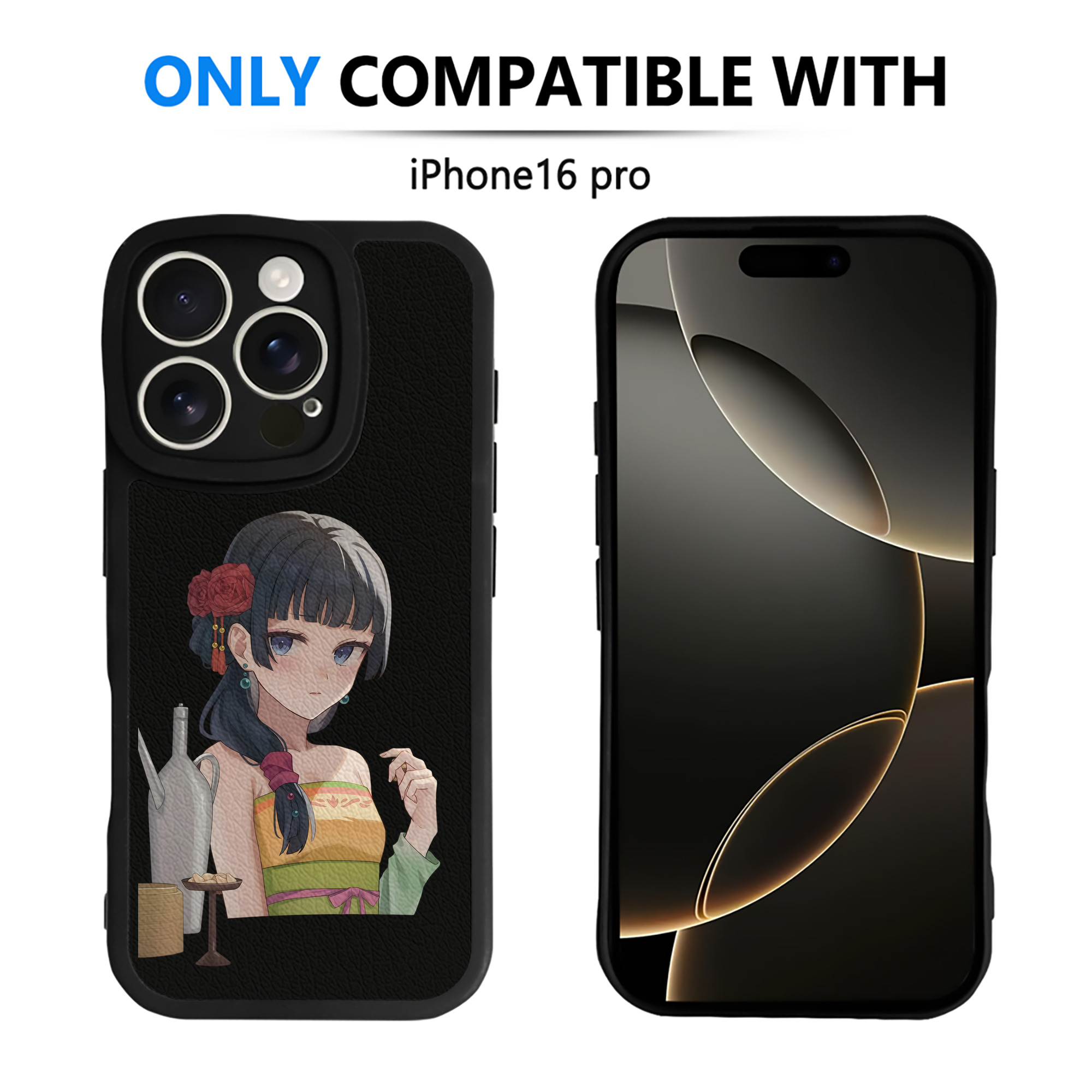 薬屋のひとりごと The Apothecary Diaries 【iPhone 16シリーズ対応】シリコンスマホケース（レザー調） 材質：シリコン